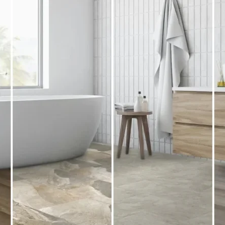 Give your bathroom a new look with our bathroom flooring ideas for 2024